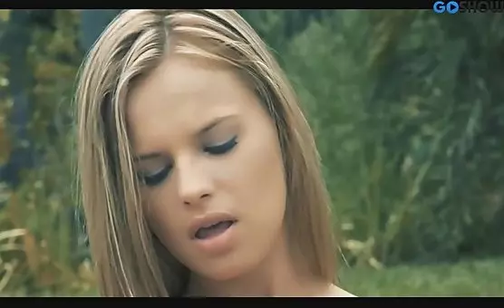 Seductive Blonde Striptease with Eager Nudity